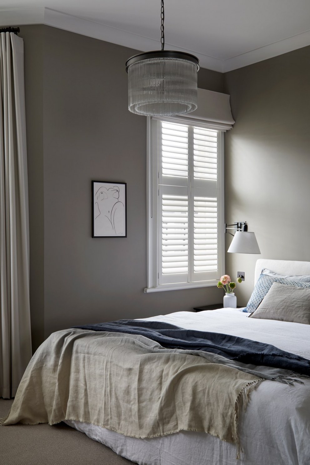 Between the Commons, SW11 | Serene master bedroom | Interior Designers